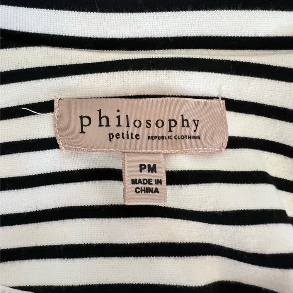 PHILOSOPHY REPUBLIC CLOTHING PETITE STRIPED BLAZER/JACKET - Picture 6 of 8